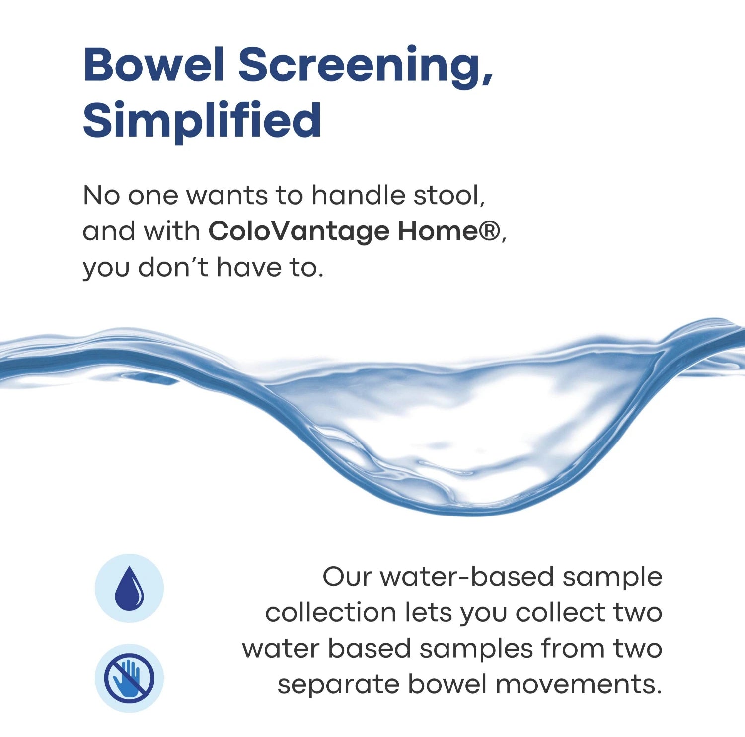 colovantage bowel screening water sample